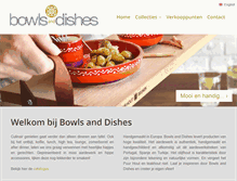 Tablet Screenshot of bowls-dishes.com